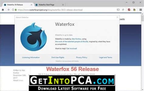 Costless Get of Portable Waterfox 56.2.5